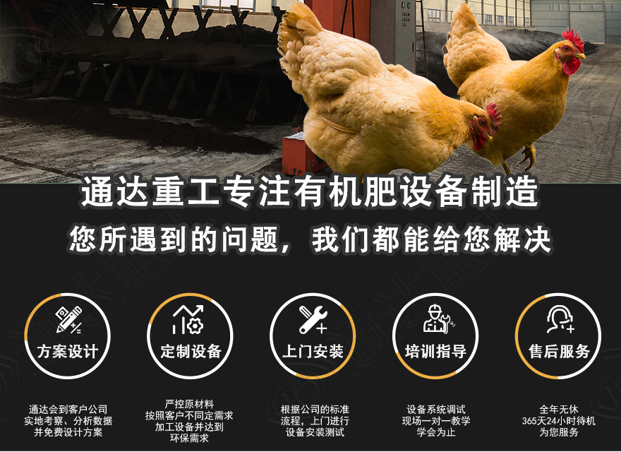 雞糞有機肥生產(chǎn)線